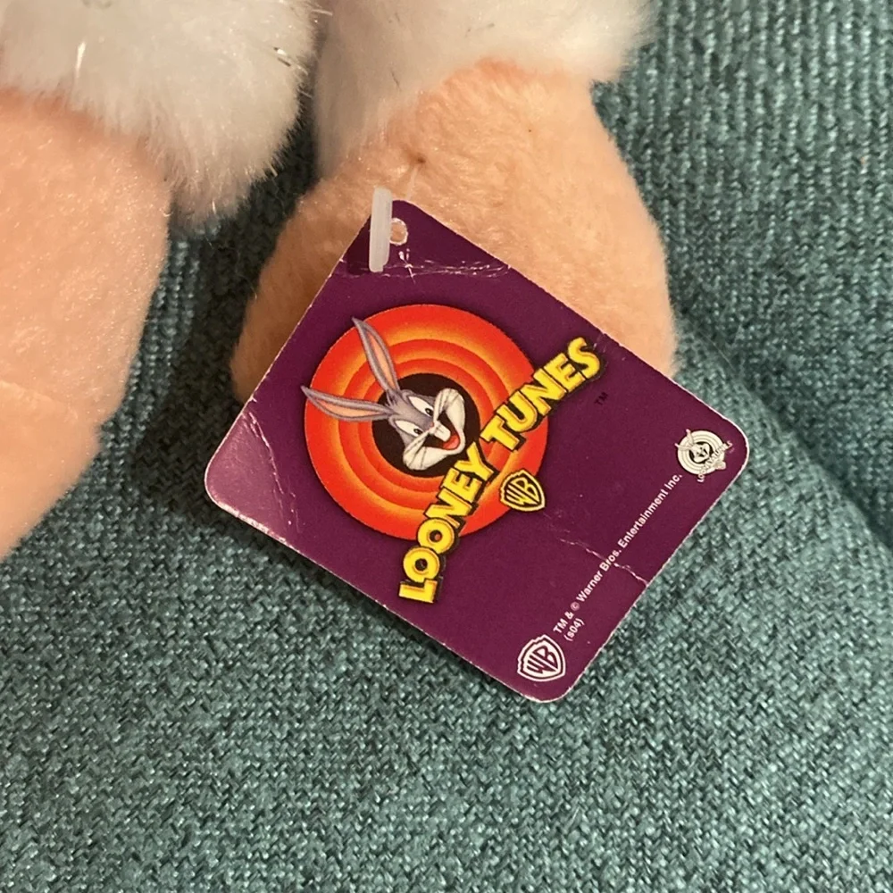 Vintage Disney Mickey Mouse and Looney Tunes Porky Pig Santas Stuffed Animals - Picture 6 of 11